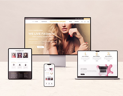 Fashion Web UI Design