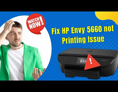 Fix HP Envy 5660 not Printing Issue