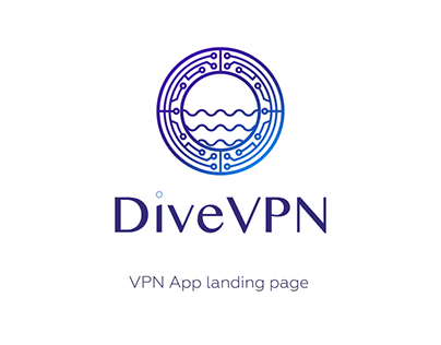 DiveVPN landing page