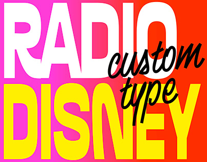 Radio Disney Latam —Custom Type Family