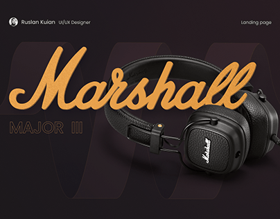 Marshall Major III headphones - landing page