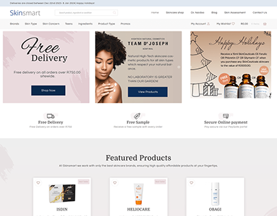 Skinsmart web design & Development