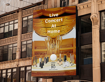Live Concert At Home - Out of Home Ad Campaign