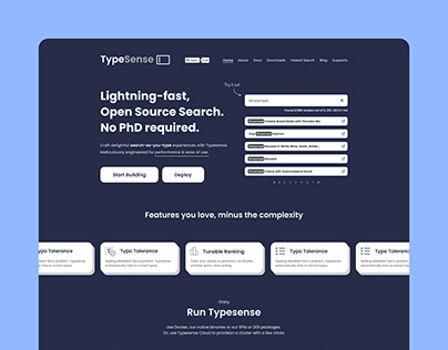 TypeSense | Web-Design