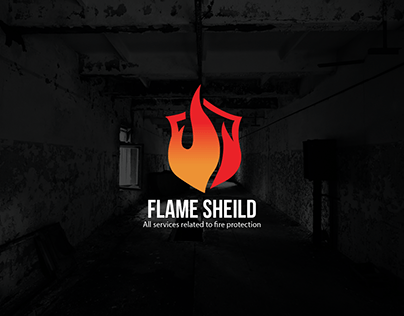 Flame Sheild Logo design concept