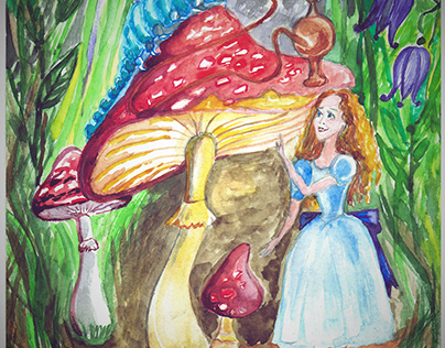 Alice and the Smoking Caterpillar