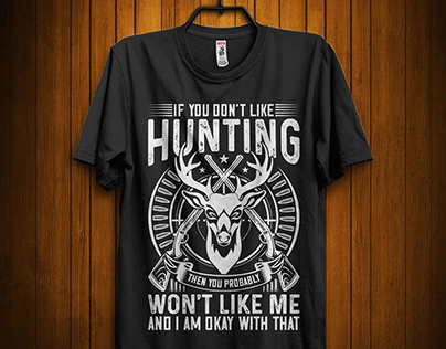 Hunting T-shirt designs.