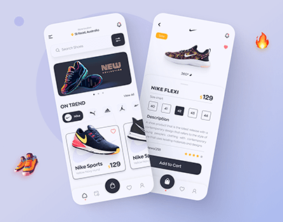 Sneakers App Concept Design | Ui Challenge