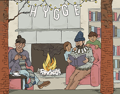 Princeton Public Library Magazine Cover — "Hygge"