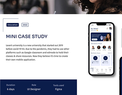 University mobile App - UI Concept