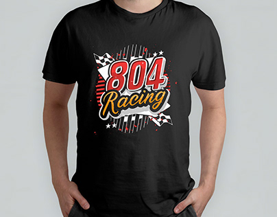 804 Racing t shirt design