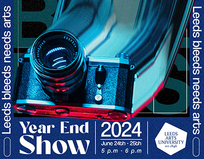 Year End Show Poster - Leeds Arts University