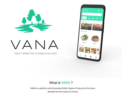 VANA - A Native Mobile Application - Ecommerce