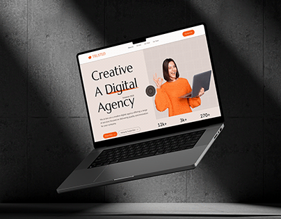 Digital Agency Landing Page - Trusted