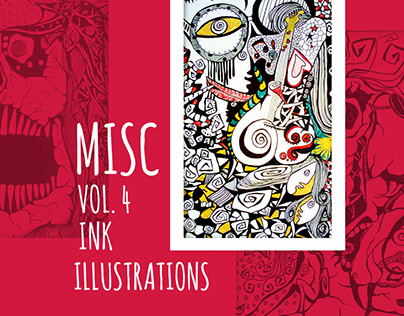 Misc Vol. 4_Patterned Ink Illustrations