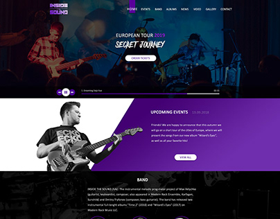 Music Band Site