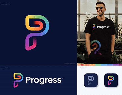 Progress Branding | P Letter Logo