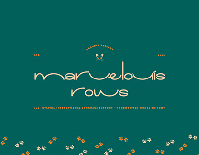 marvelouis rows font