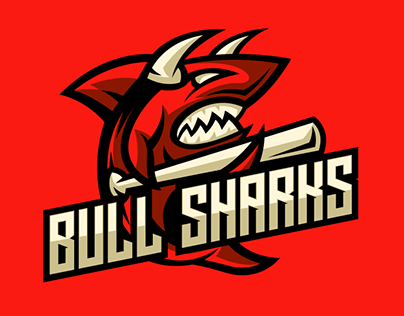 Bull Shark Logo | Mascot Logo | Sport Mascot