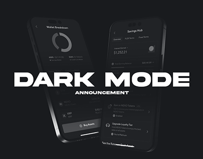Nexo Darkmode Announcement