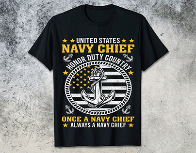 UNITED STATES NAVY CHIEF HONOR DUTY COUNTRY ONCE