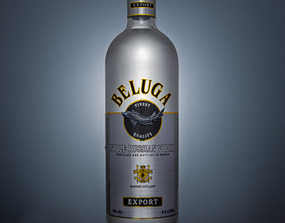Wodka Beluga - Estudo de Reflexivos e Translúcidos