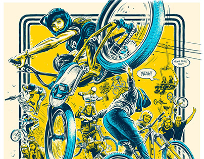 GT Bikes 50 Years of Good Times poster