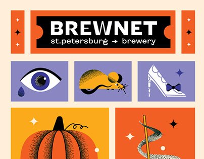 BREWNET Brewery Logo & Labels