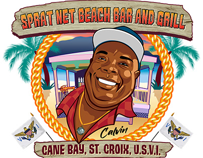 Sprat Net Beach Bar & Grill - Logo