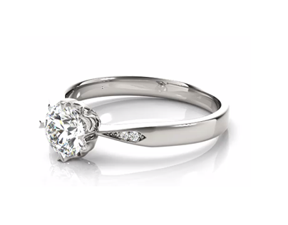 Tapered pave Ring | Elgrissy Diamonds