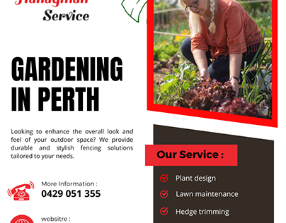 Gardening Services Perth with Maintenance