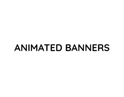 Animated 2D Banners