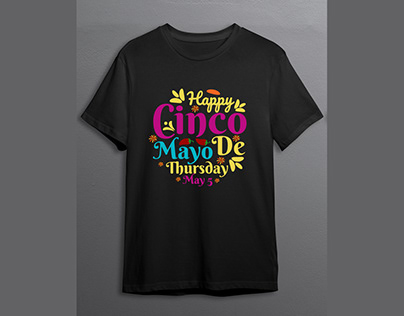 Cinco day mayo de Thursday may 5 T-shirt Design