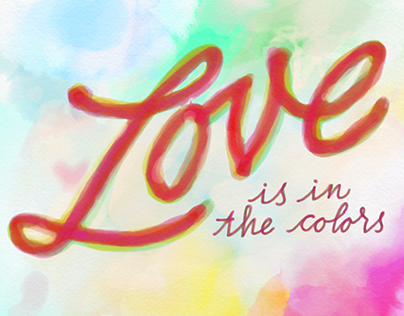 Love is in the colors