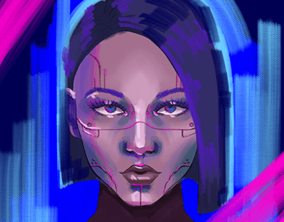 cyberpunk girl