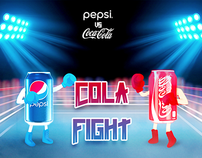 An imaginary photo manipulation for Coca-Cola and Pepsi