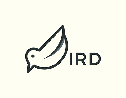 Letter B + Bird | Bird logo | Minimalist | Logo Folio