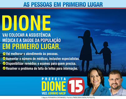 Campanha 2016 - Candidata Dione Peres - Coromandel-MG