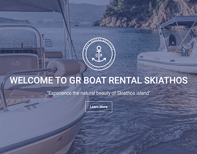 Web Design for a boat rental company - Private Trips