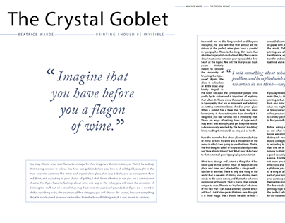 Crystal Goblet Spread Designs Color