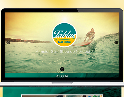 Desenvolvimento de site para Tablas Surf store