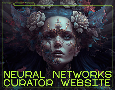 UX/UI-design | Neural networks curator corpo website