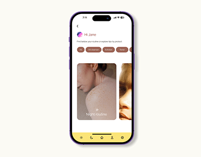 Skin care app / My skin
