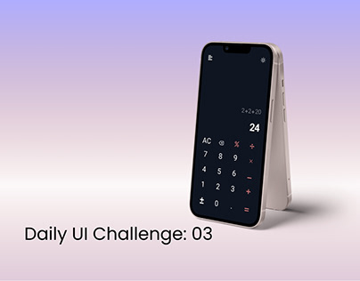 Daily UI Challenge: 03 Calculator