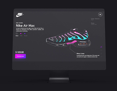 Nike Landing Page Re-Design