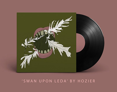 'Swan Upon Leda' Vinyl Design (Warchild Secret 7 Ideas)