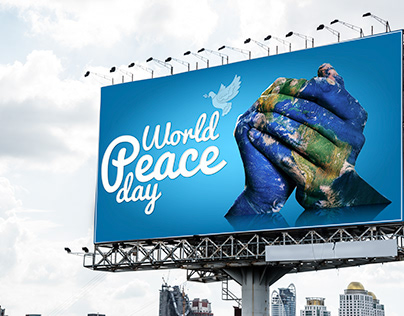 Roadside mockup (world peace day) 2019