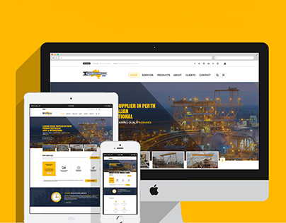 A new website design for our cranes company