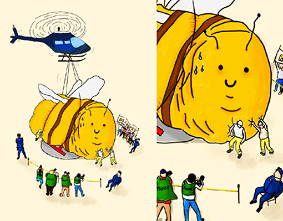 Project thumbnail - FAT BEE - Illustration for Be Keeper