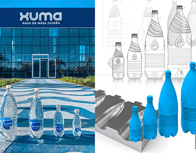 Diseño de envases PET agua mineral 250/500/1500/2500cc